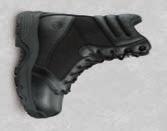 8" height; 100% YKK zipper with Velcro closure; ASTM F 2413-05 rated safety toe; meets 200 joules impact test standards;