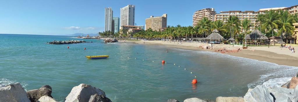 PUERTO VALLARTA Days 14 & 15: Cruising Day 16: Puerto Vallarta Blessed with 25 miles of golden beaches within spectacular Banderas Bay, Vallarta presents limitless possibilities for enjoying the