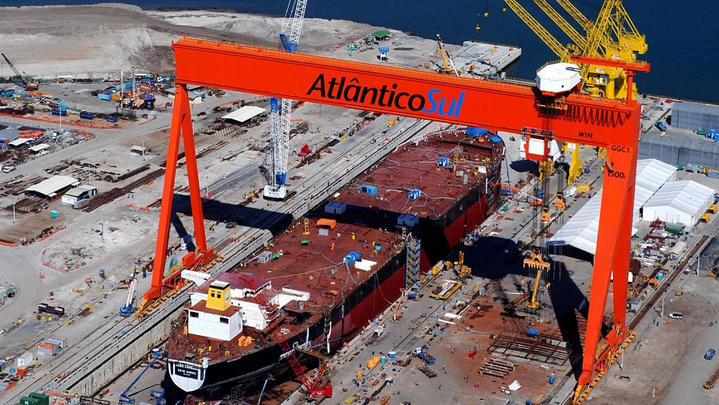 ECONOMY Naval Hub Atlântico Sul Shipyard The biggest shipyard in Latin America US$ 1.