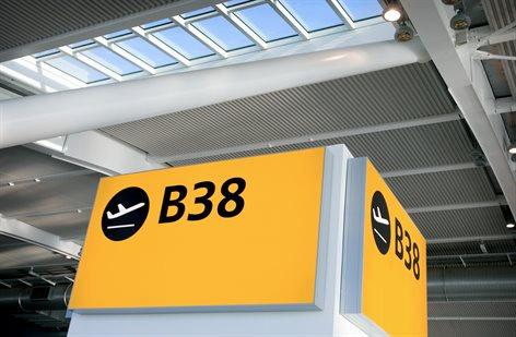 The letter tells you which part of Terminal 2 contains your gate: Terminal 2A or 2B. The number that follows identifies the particular gate that you must go to.