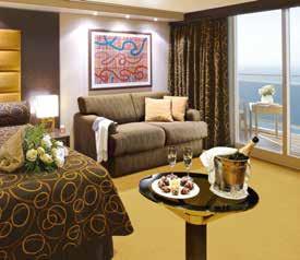CABIN TYPES 2 Royal Suites 3 Executive & Family Suites 64 Deluxe Suites Royal suites ( 52 m 2 ) Air