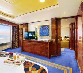 2 Suites for guests with disabilities or reduced mobility 36 Aurea Suites Deluxe suites ( 39 m 2 ) Air conditioning, spacious wardrobe, bathroom with shower,