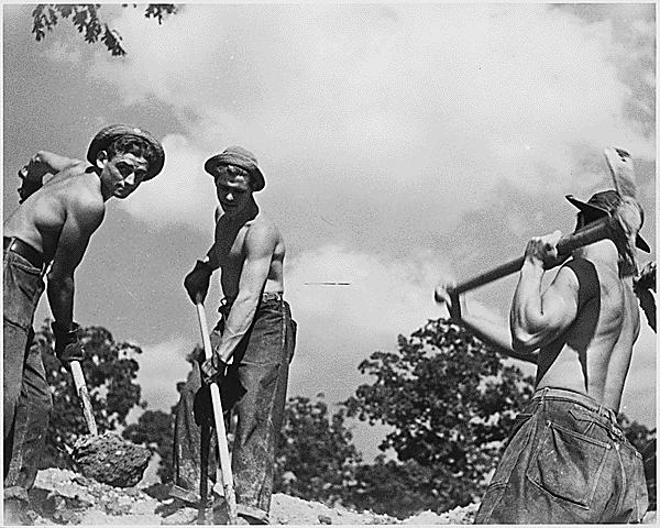 New Deal Programs Civilian Conservation Corps (CCC) hired