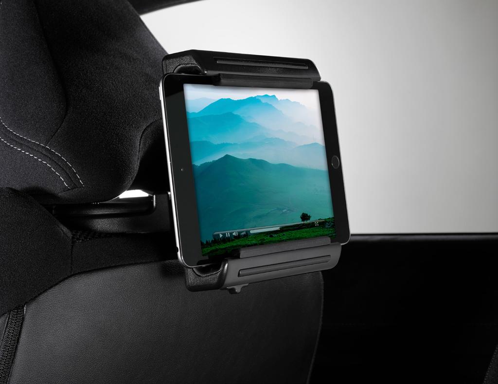 Compatible with virtually all multimedia devices, it securely holds your tablet, phone, music or