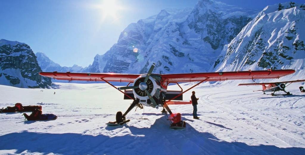 TALKEETNA LAND EXCURSIONS DENALI FLYER This is a wilderness triple feat. Fly to the remote western end of Denali National Park. Get a rare glimpse of Mt. Denali, Mt. Foraker and Mt. Hunter.