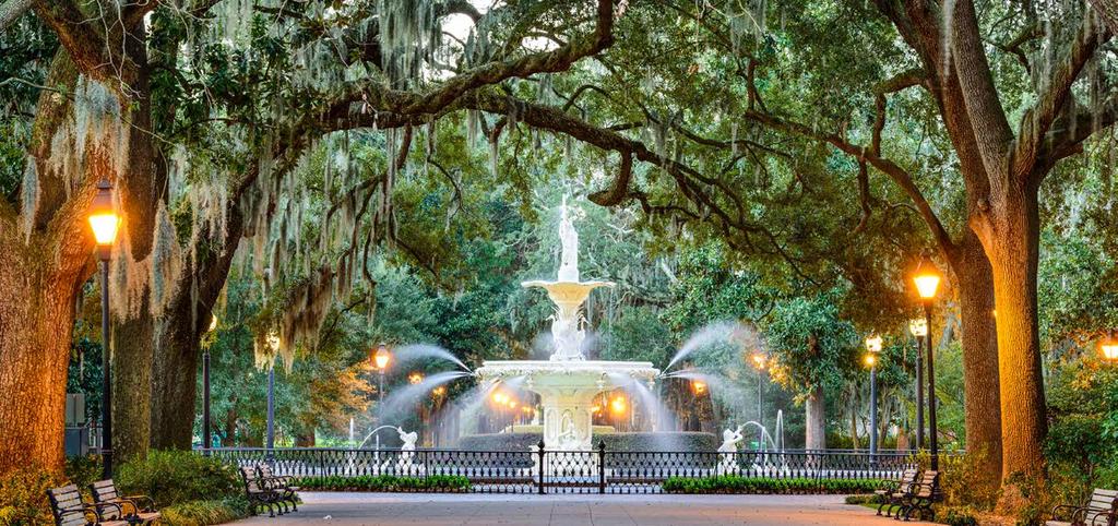 * * * NEW ITINERARY * * * SAVANNAH NEW ORLEANS AND THE DEEP SOUTH New Orleans St.