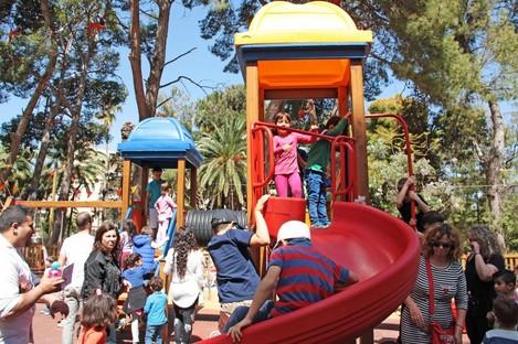 Rethymno s city park playground was renovated and reintroduced to the public in 2016.