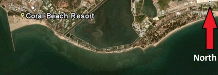 The Property THE LAND Private beach with water usage rights. Shaped like a triangle, it has a beachfront of 500 meters and an additional 200 meters of spectacular bay view looking west.