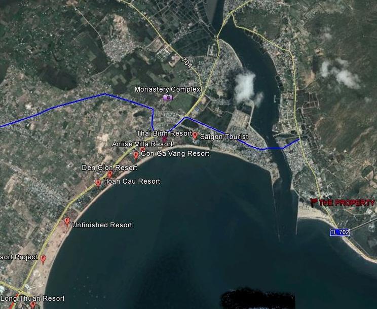 Appendix A The Beach Highway The Property to Phan Rang (Hwy 702 connecting to Hwy 704) Rather than widening the road and the bridge connecting the north and south of Ninh Chu Bay, the Ninh Thuan