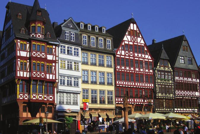 8 SHOPPING AND SIGHTSEEING For those interested, below is a list of possible activities in Frankfurt. While all stores are closed on Sundays, many museums are open and sightseeing tours are available.