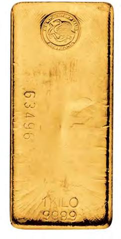 EXAMPLES OF GOLD BARS 10