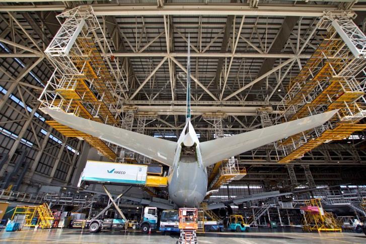 Airframe Services HAECO provides airframe maintenance, cabin reconfiguration, structural modification and nondestructive testing through its 28