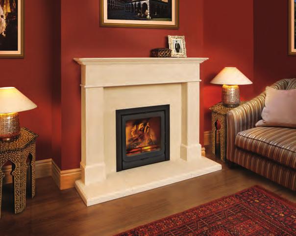 F D C 5 W i I N S E T S T O V E Up to 5kW output (up to 80% efficient) CE approved for wood burning Clean burn technology