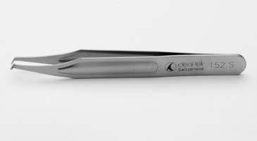 T5502 Cutting tweezers, 120 mm long, cutting edge 8 mm T5503 Precision miniature cutting tweezers, 98 mm long, cutting edge 4 mm T5504 Cutting tweezers, anti-magnetic, 120 mm long,