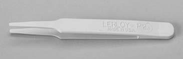 T5235 Plastic tweezers, angled 45 These angled plastic tweezers have extra fine points and are 110 mm long.