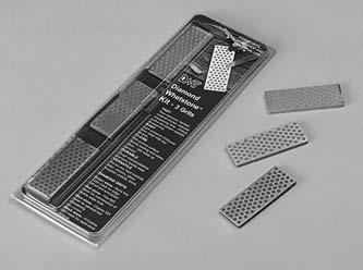 25 x 6 mm Diamond sharpening stones These 70 x 25 mm diamond sharpening stones are available in coarse, fine and extra fine