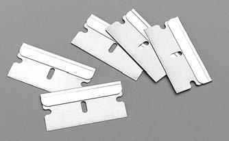 It is easy to reload with a new blade. T567 Razor blade holder T568 Replacement blades, carbon steel. Dispenser of 20 T569 Replacement blades, carbon steel.