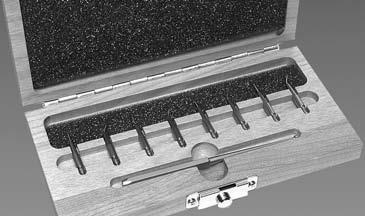 Micro-Tools microscopist tool set The Micro-Tools are also available as a complete set, supplied in a hardwood case containing an anodised aluminium handle with eight interchangeable tips.