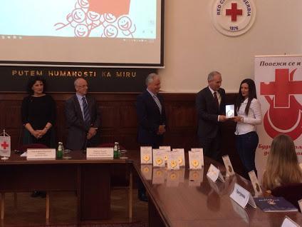 града, представници служби трансфузије крви и других установа са којима Црвени крст Београда сарађује на хуманитарним програмима.