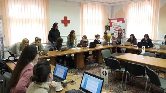 Ред Инфо Портал Црвени крст Београд je у току 2016. спровеo обимне активности у припреми и развоју првог хуманитарног портала у Србији.