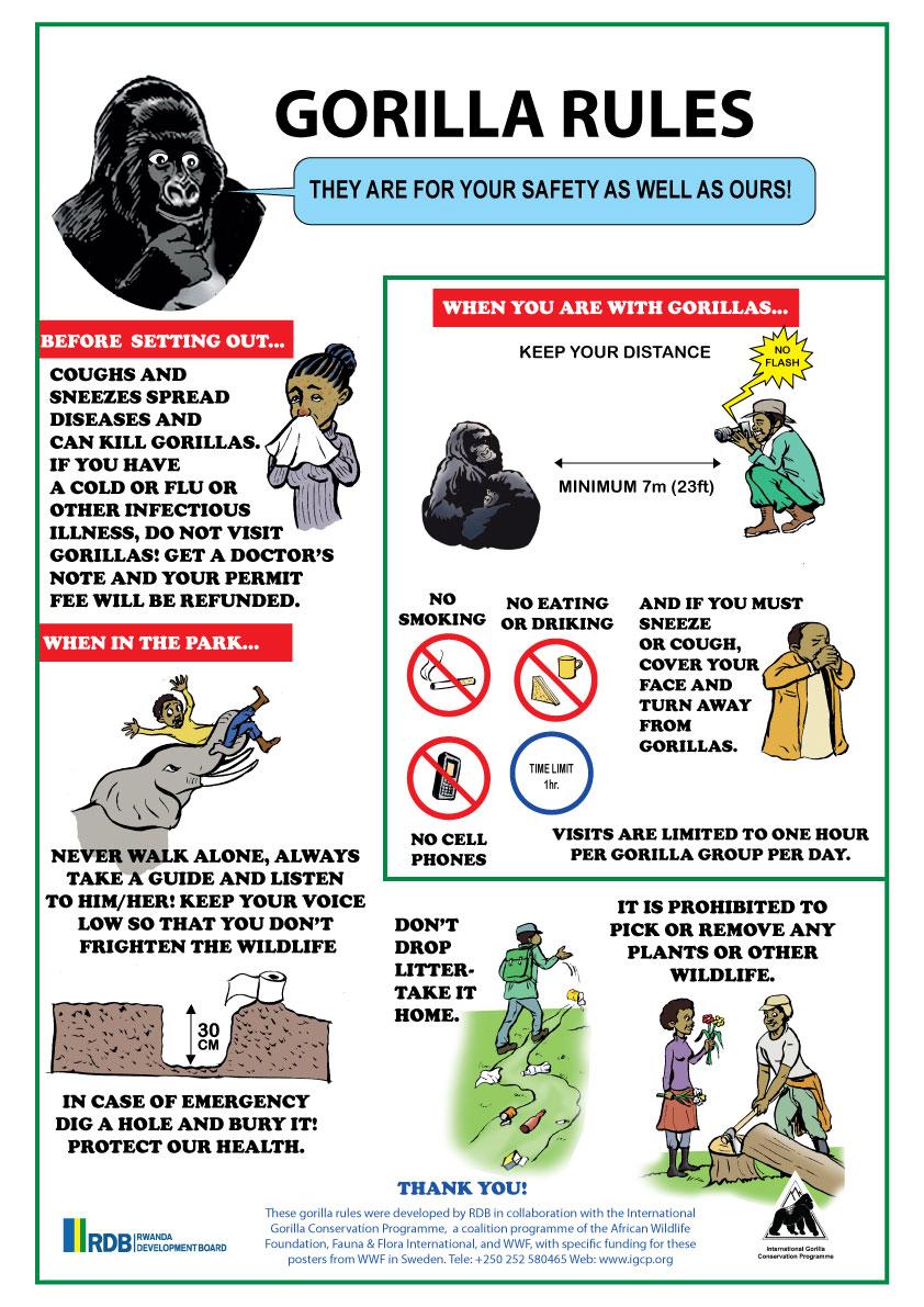 Appendix 1a Gorilla Rules for Rwanda Gorilla