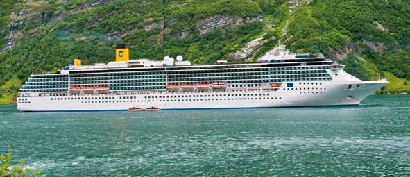about 180 cruise ships visit the village of Geiranger each summer.