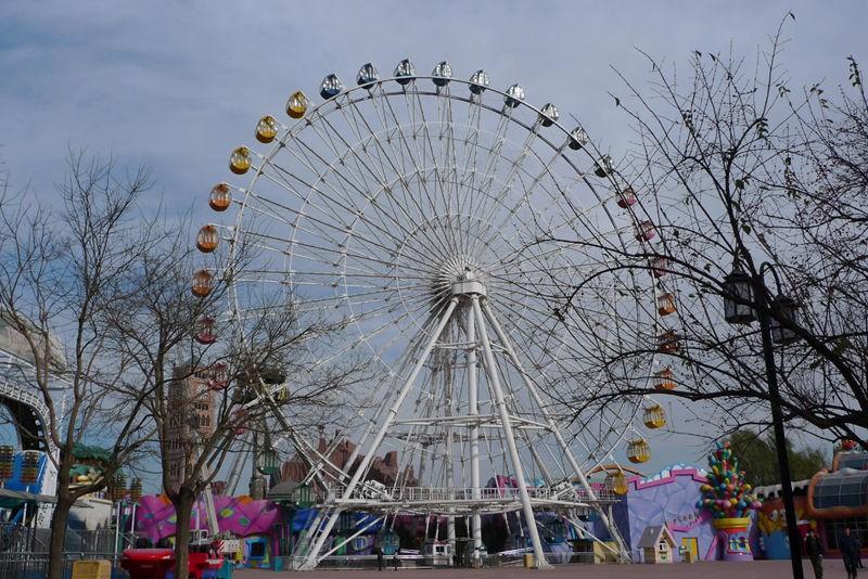 (Section C) Tokyo C) Tokyo 1. Ferris Wheel( Eye) The ferris wheel is up to 120m.