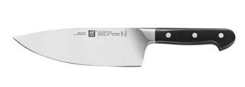 ZWILLING Pro DESCRIPTION ITEM NUMBER 8" Carving Knife 38400-203 8" Chef's Knife 38401-203 CUTLERY 8" Traditional Chef's Knife 38411-203 8" Serrated Traditional Chef's Knife with Ultimate Serration