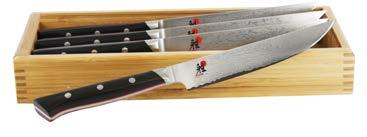MIYABI FUSION Morimoto Edition DESCRIPTION ITEM NUMBER 7" Hollow Edge Rocking Santoku Knife 34317-183 8" Chef's Knife