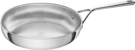 ZWILLING Aurora 5-Ply DESCRIPTION SIZE/CAPACITY DIAMETER HEIGHT ITEM NUMBER Fry Pans 8" Fry Pan 9.5" Fry Pan 11" Fry Pan 12.5" Fry Pan w/ Helper Handle 8" 9.5" 11" 12.5" 3" 4" 4" 3.