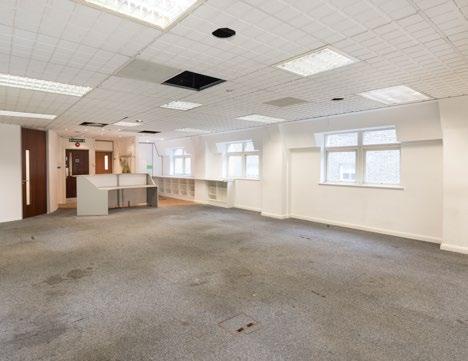 The current specification of the office space can be summarised as follows: Suspended ceilings Raised floors Recessed CAT type lighting and surface mounted lighting Passenger lift