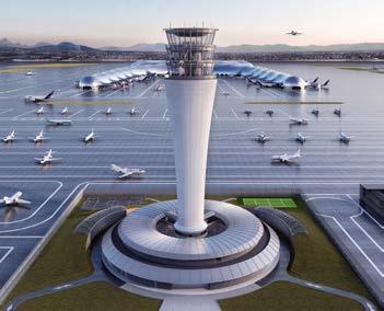In the first phase, the expansion will include three runways and one terminal. The airport s design will make it one of the biggest and most sustainable in the world.