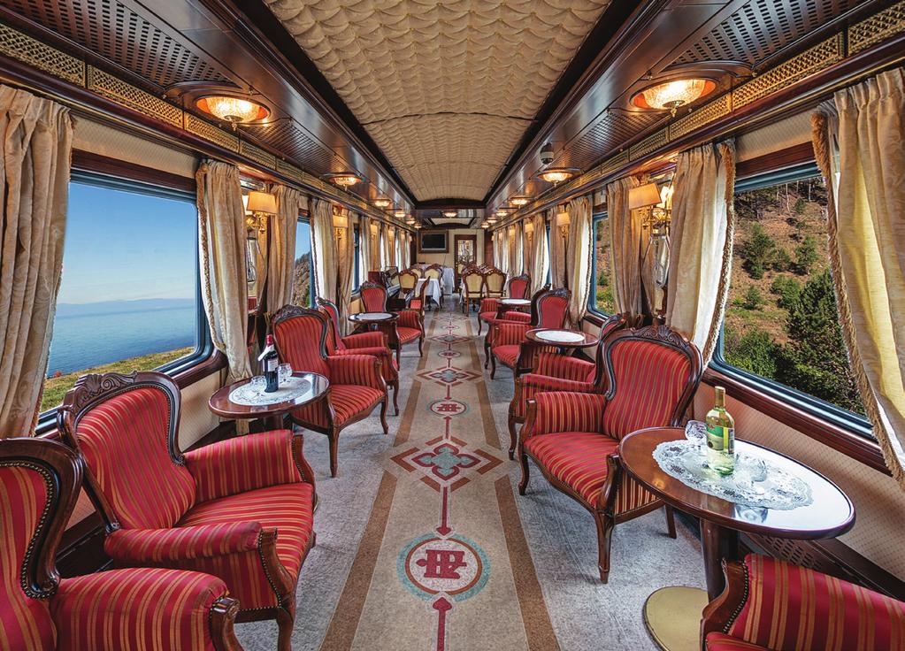 FEATURE Grand Trans-Siberian Express n Train Description Between Moscow and Ulaanbaatar you travel on board the private train Grand Trans-Siberian Express.