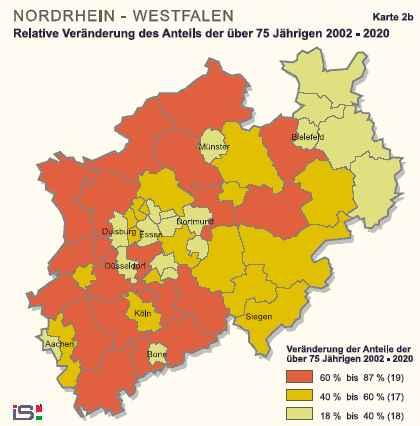 Rhine-Westphalia Proportion in 2002 Change