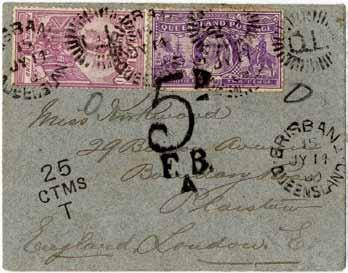 1876 General decision that Queensland should produce its own stamps.