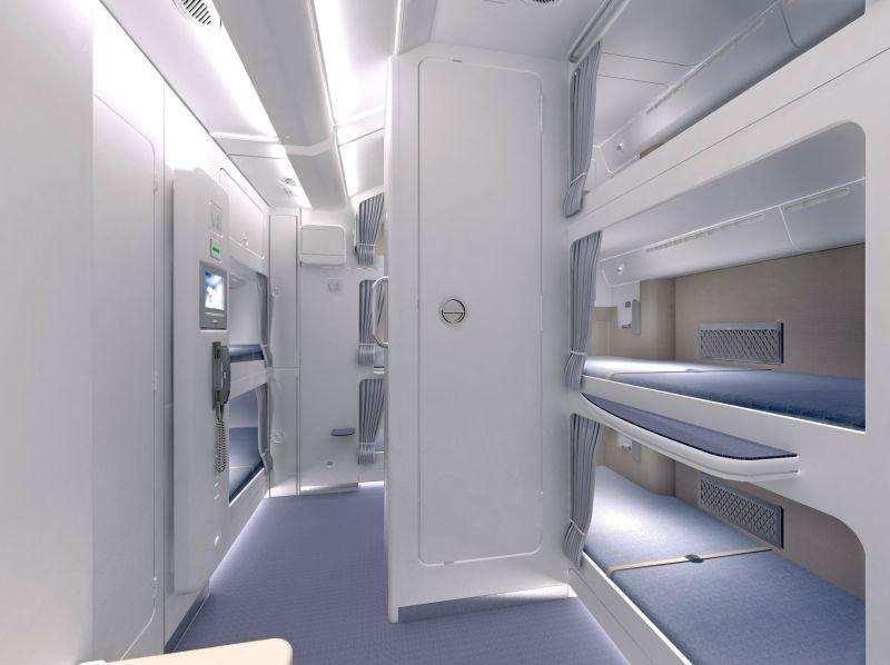 Crew 10 Compartments For Flight and Cabin Crews Single Supplier Exclusive soft furnishing for all A350 and A380