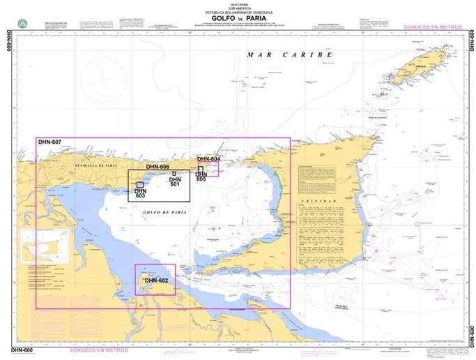 SURVEYS Hydrographic survey of Dragon Camp (north of Peninsula of Paria), for