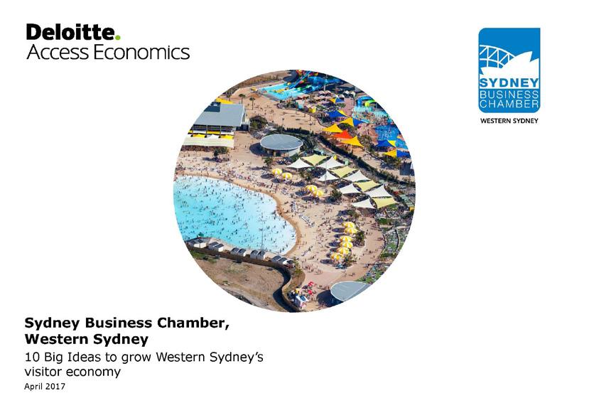 Tourism Highlight: Developing a Western Sydney tourism strategy Summary Links Western Sydney has a visitor growth rate of 49% over the last decade - the highest across NSW.