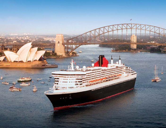 CUK Ships Cruising Down Under P&O Cruises - Arcadia and Aurora in 2013 and 2014 Cunard QM2 and Queen Victoria in 2013 QM2, Queen