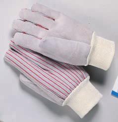 Full Cotton Back Standard shoulder split palm. Full cotton back makes gloves cooler and more comfortable. Knit wrist. Straight thumb. Y3204 Sizes S, L - $13.