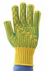 60 Golden Grip Medium duty. Combination of high performance fibers with an overwrap of yellow polyester. Glove is also plaited with polyester for enhanced comfort and wicking.
