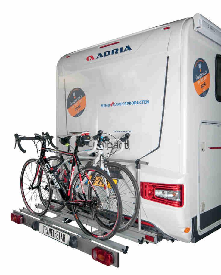 BICYCLE CARRIERS FOR MOTORHOMES Specifications: Type approval: E4 26 R-03 0413 Usage: for 2 or 3