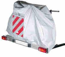 The carrier itself can be removed from the vehicle at any time, leaving only the under-vehicle mounting points. The carrier can be folded up easily when it is not being used.