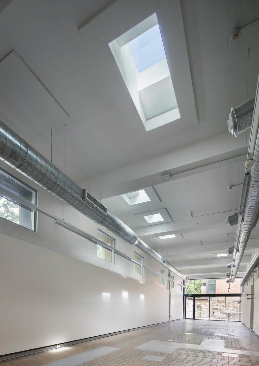 .. VELUX brings the room to life The idea of the renovation was not to restore the old building, it was to