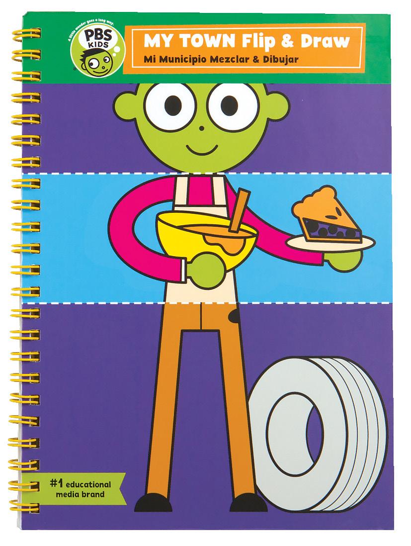 99 My World Flip & Draw 10 mix & match characters to color. 5 blank sheets.