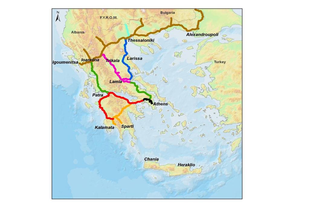 The future of Motorways in Greece: 2500 km of New or Upgraded sections in the pipeline