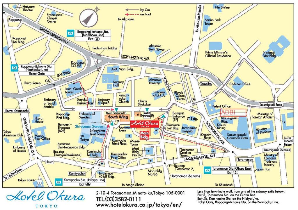 Map showing Hotel