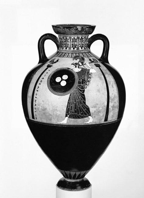 10 An outline history of Athens 1.4 Panathenaic amphora. This example dates to c. 530 BC. of a series of problems, culminating in attempts by Peisistratos to take power as tyrannos.