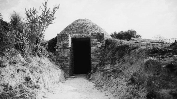 An outline history of Athens 3 1.1 The entrance (dromos) of the Mycenaean beehive (tholos) tomb at Akharnai.