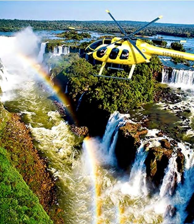 Day 8-Foz do Iguaçu After breakfast enjoy a guided walking tour of the razilian Falls and a visit to the beatiful ird s Park.
